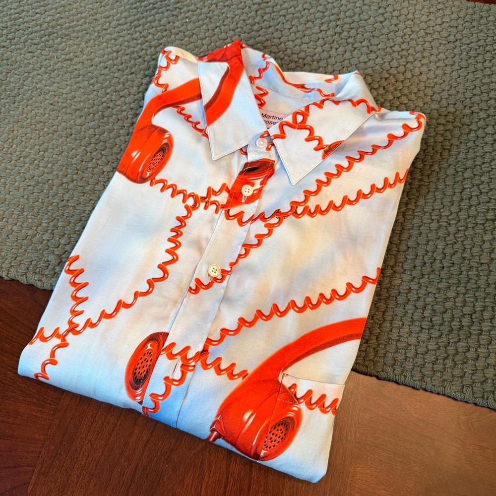 Martine Rose Telephone S/S Shirt